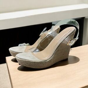 JustFab Cream Wedges Stylish and Comfortable